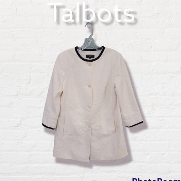 Talbots Jackets & Blazers - Talbots Off White Jacket Size 12 Petite